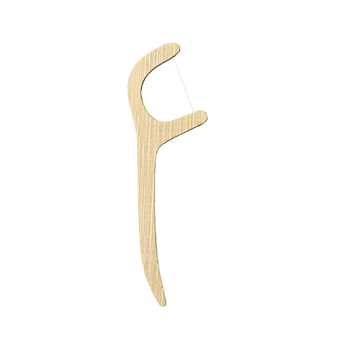 Bamboo Tooth Floss Picks Travel Portable