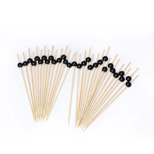 Beaded Bamboo Skewer Sticks