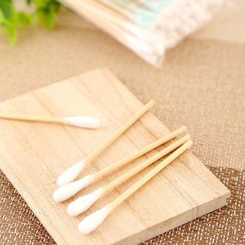 Biodegradable Organic Baby Cotton Swabs