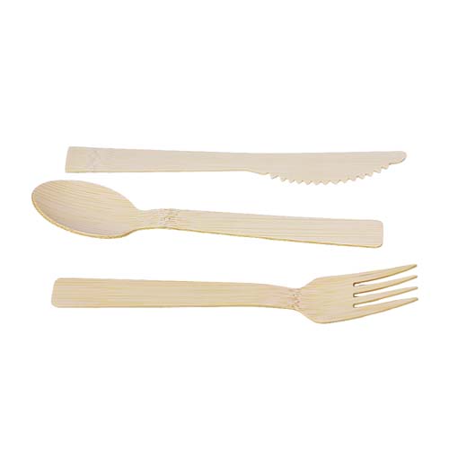 Compostable Bamboo Cutlery for Catering