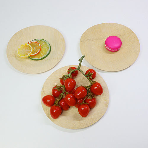 Disposable Round Bamboo Plates
