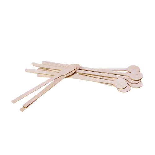Disposable Wooden Coffee Stir Sticks with Individually Wrapped