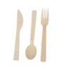 Eco-Friendly Bamboo Flatware Set