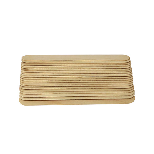 Natural Wood Custom Logo Popsicle Ice Cream Sticks