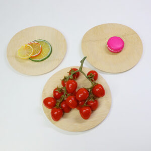 Round 7 Inch Bamboo Plates