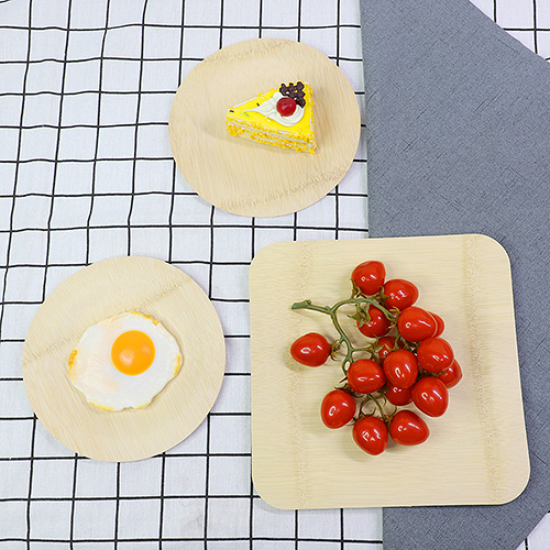 Round & Square Bamboo Plates