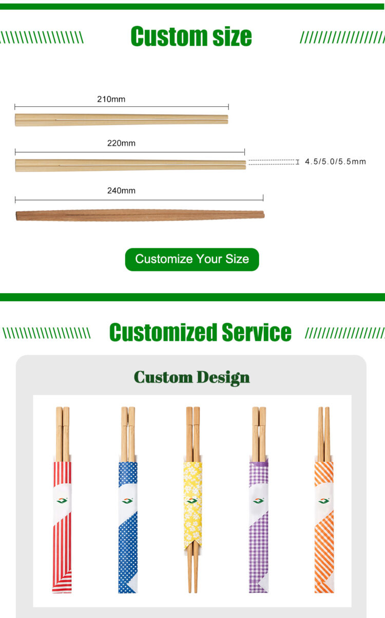 Wholesale Natural Bamboo Chopsticks