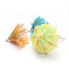 Wooden Umbrella Picks With Tropical