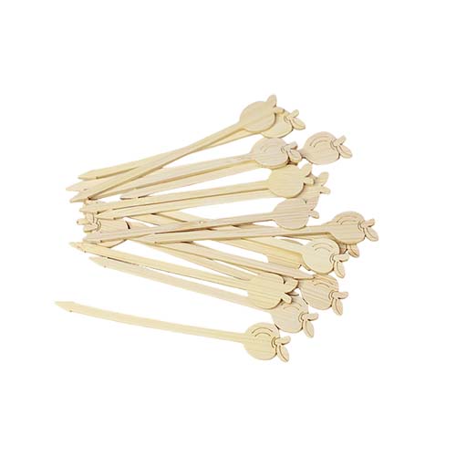 Bamboo Cocktail Picks with Beads