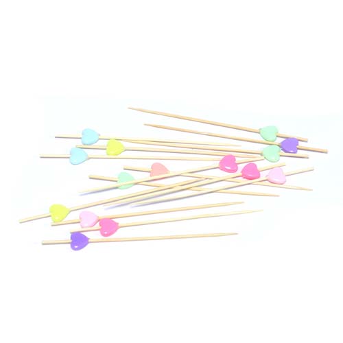 Bamboo Cocktail Picks with Beads