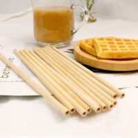 Reusable Bamboo Drinking Straws Set