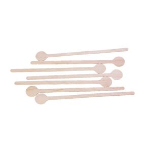 Round End Wooden Coffee Stirrers