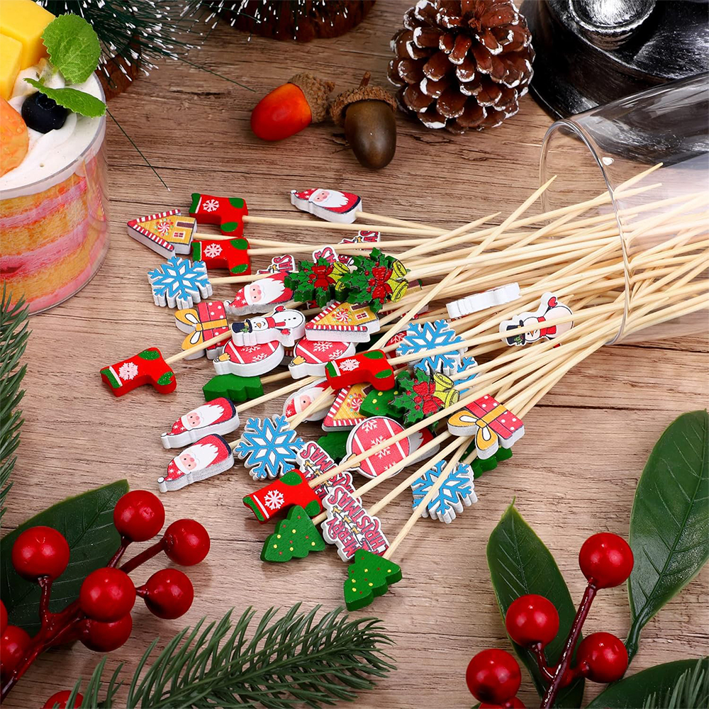 Bamboo Cocktail Picks For Appetizers