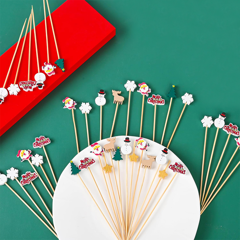 Bamboo Cocktail Picks For Appetizers