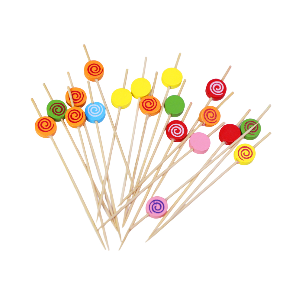 Bamboo Cocktail Picks For Cheese