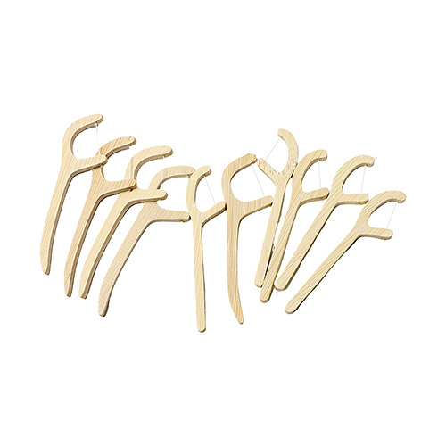 Bamboo Interdental Floss Picks