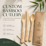 Custom Bamboo Cutlery Guide Logo Printing, Packaging and OEM Solutions