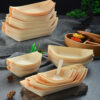 Disposable Wooden Serving Trays