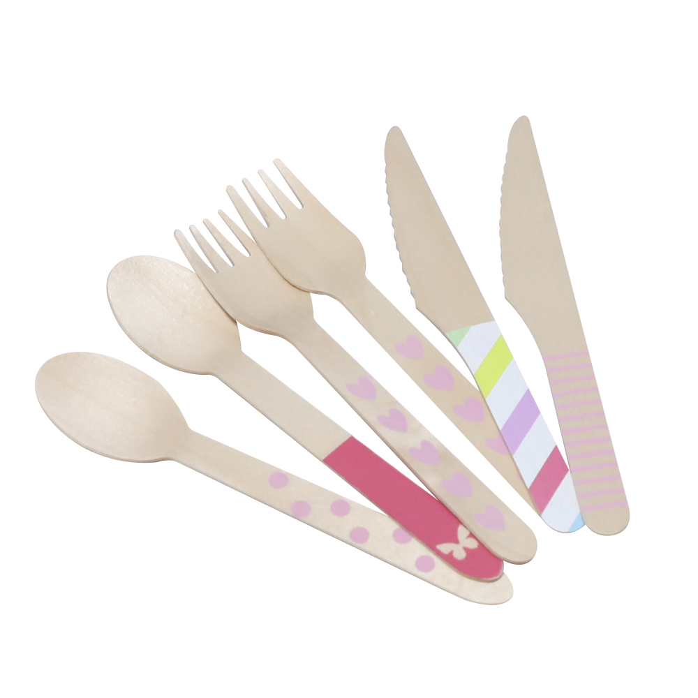 Disposable Wooden Utensils for Events