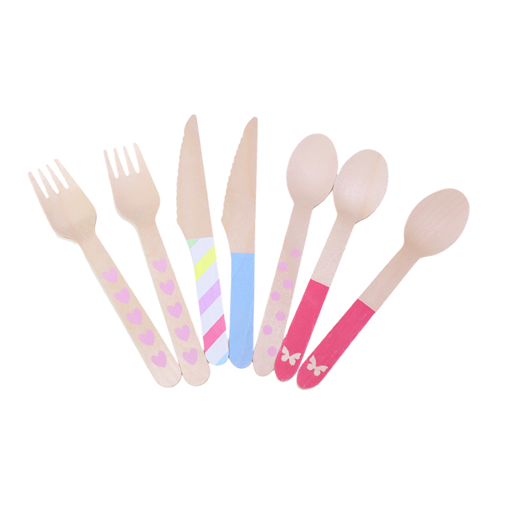 Disposable Wooden Utensils for Events