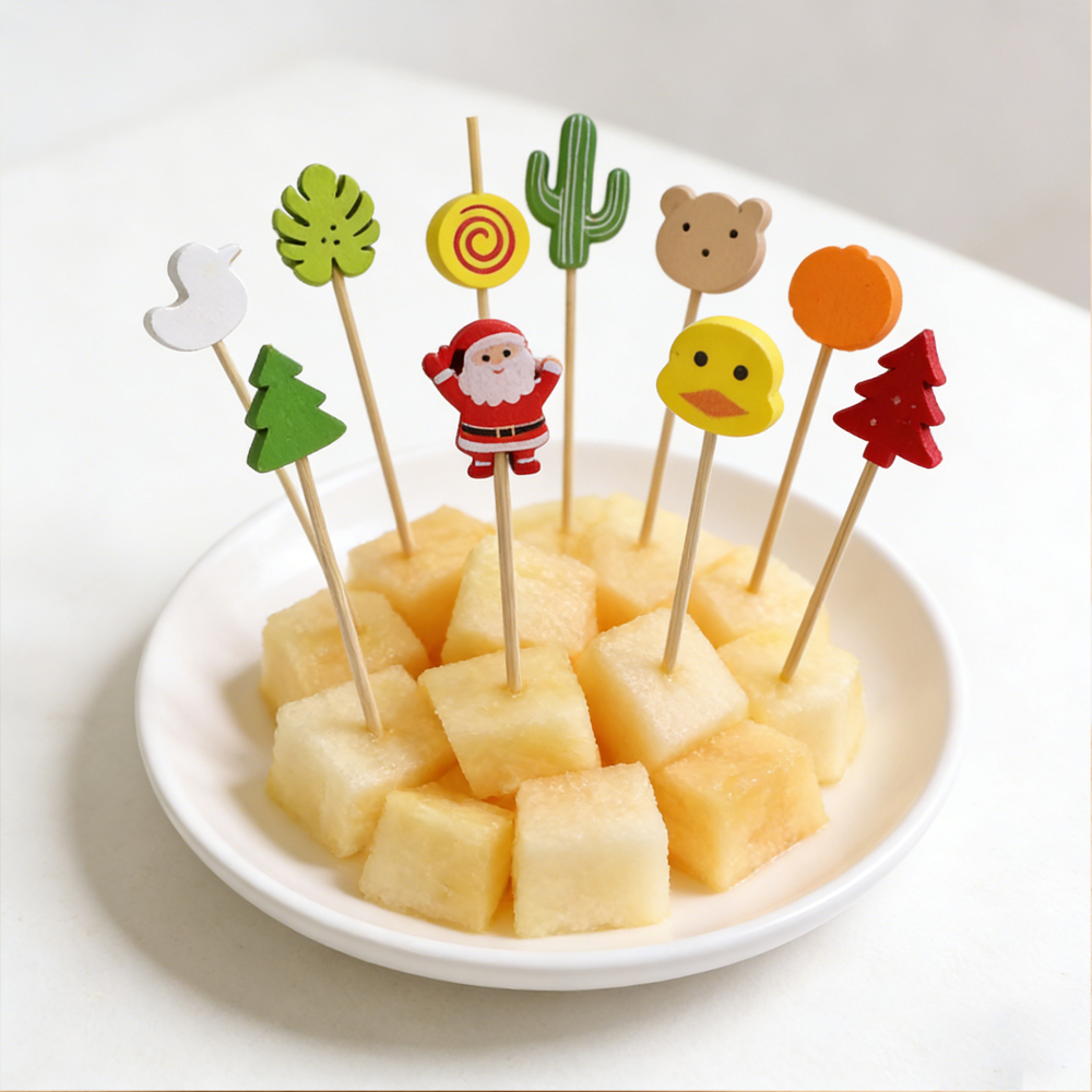 Natural Bamboo Cocktail Picks