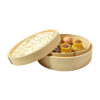 Natural Bamboo Steamer with Lid