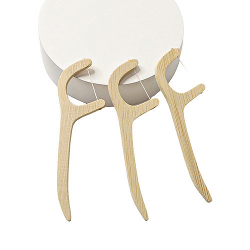 Natural Bamboo Toothpick Flossers
