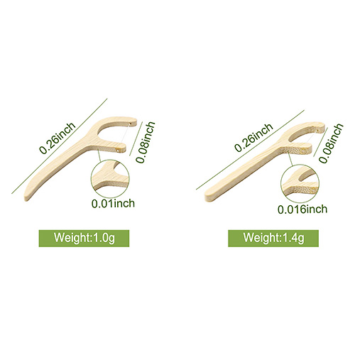 Portable Bamboo Floss Picks