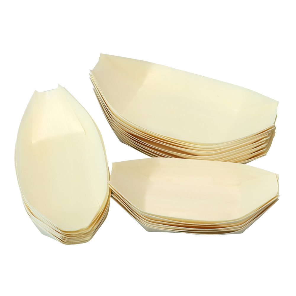 Wooden Boats for Appetizers