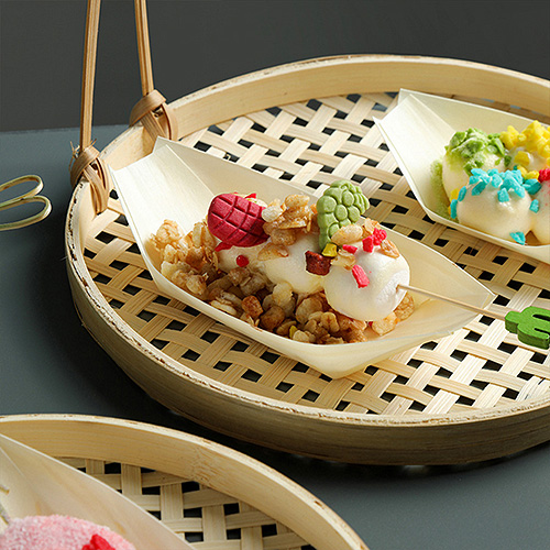 Wooden Boats for Street Food