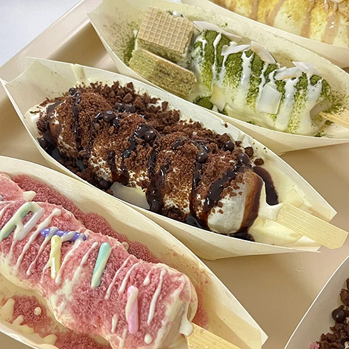 Wooden Serving Boats for Catering