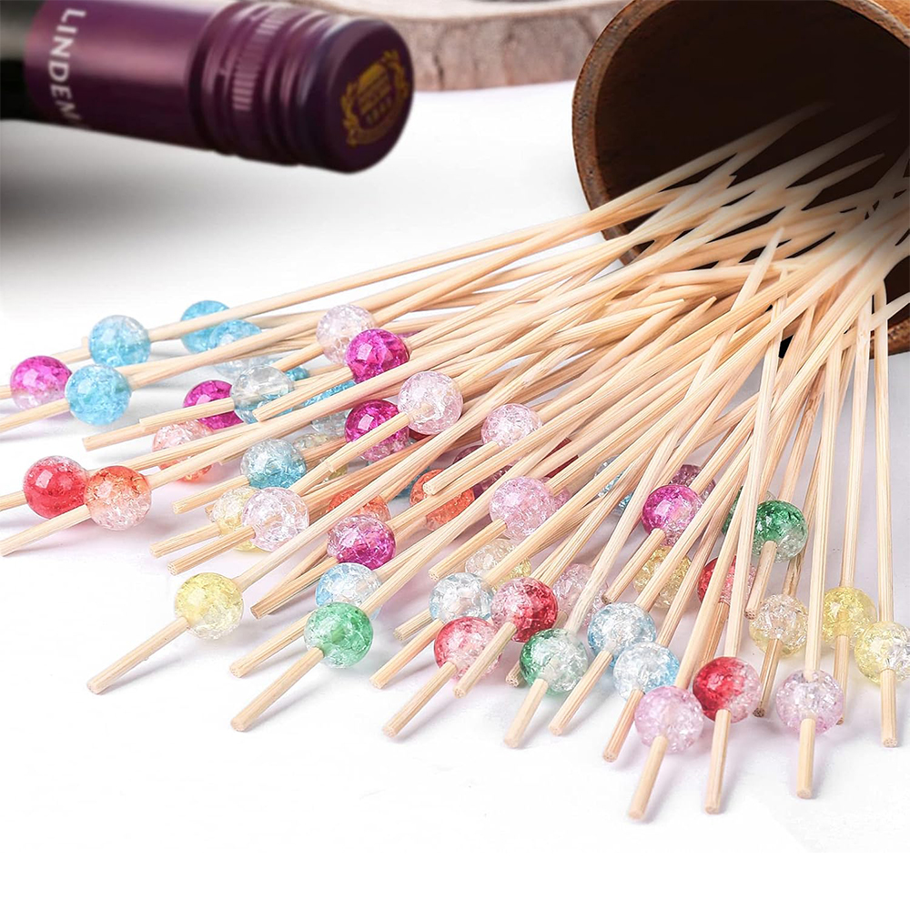 Bamboo Cocktail Picks For Cocktails