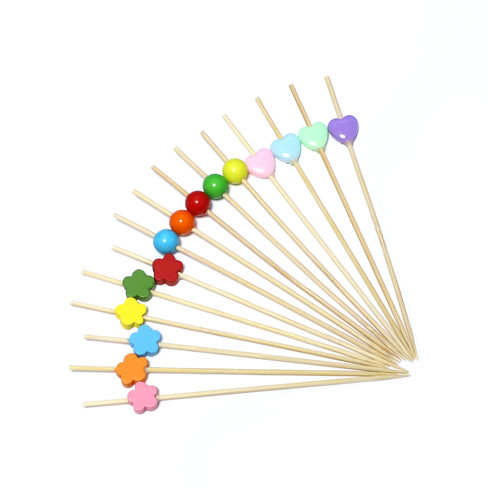 Bamboo Decorative Picks for Food Presentation