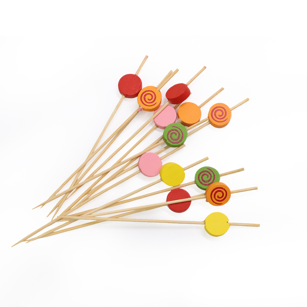Bamboo Decorative Picks for Food Presentation