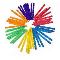 Colored Wooden Popsicle Sticks
