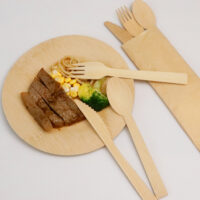 Individually Wrapped Bamboo Cutlery