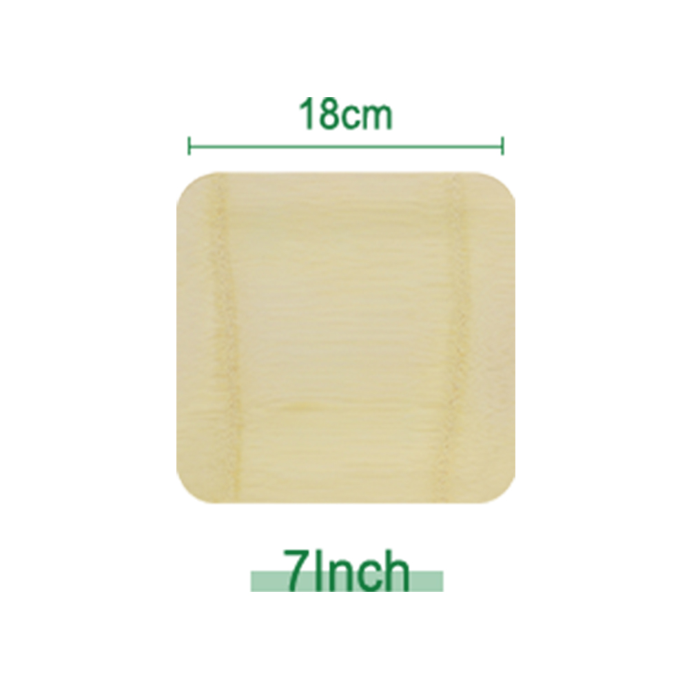 Round Bamboo Plates
