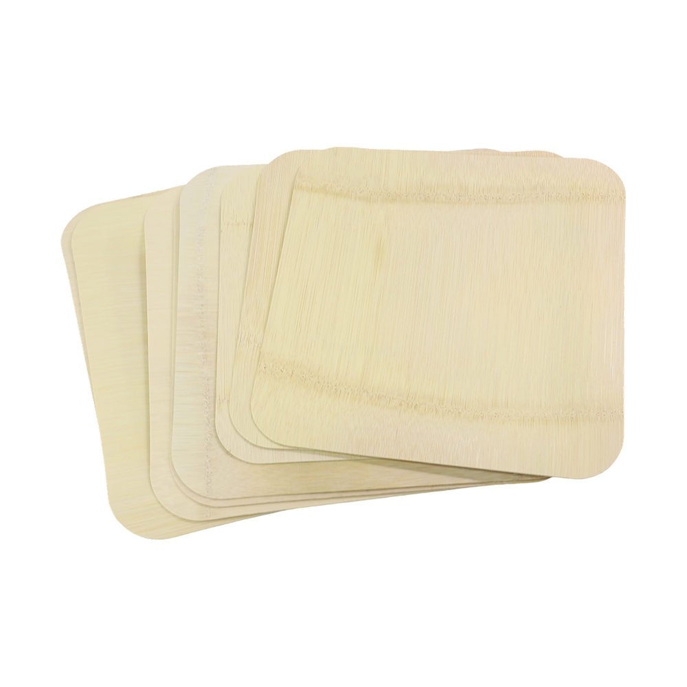 Round Bamboo Plates