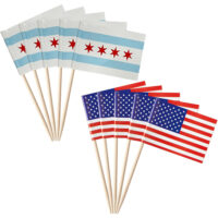 Wooden Flag Picks for Appetizers