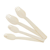 Disposable Bamboo Sporks for Takeaway