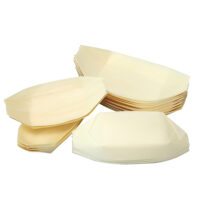 Disposable Wood Boat Plates