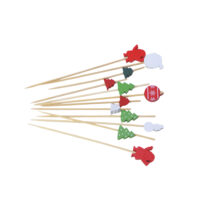 Large Beaded Bamboo Picks